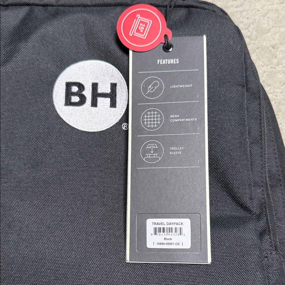 NWT Herschel Supply Co BH Travel Daypack Black 20L‎ Laptop Backpack 10888-00001
